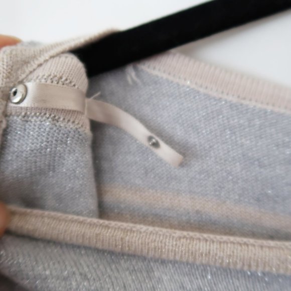 SOLD |WHBM | Dolman Bateau Stripe Pullover - Picture 5 of 8